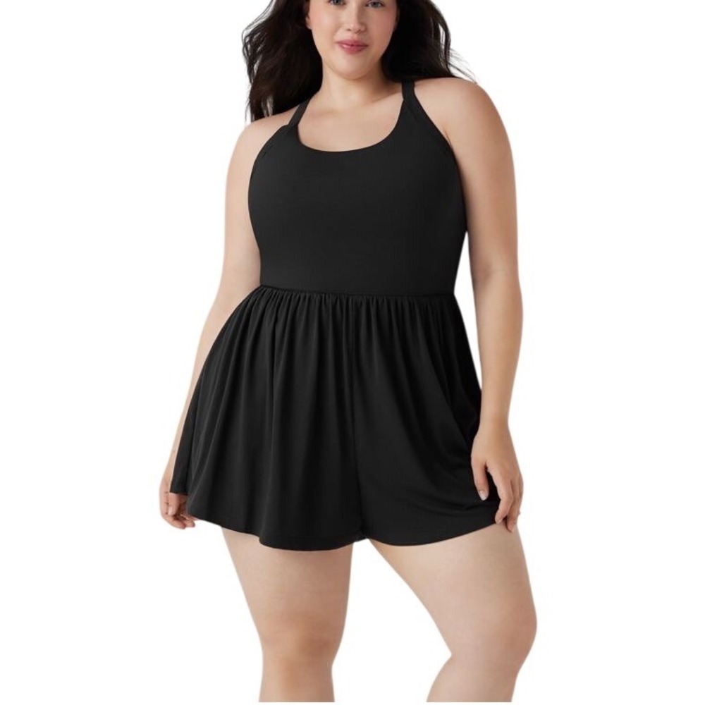 Plus Size Halara Backless Dress